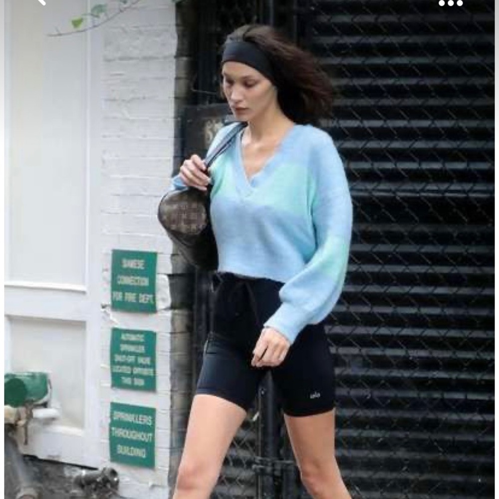 Bella Hadid knit top